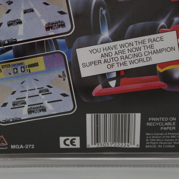 Super Auto Racing 90’s MGA-272 LCD Video Game MGA New Sealed Vintage - Picture 8 of 9
